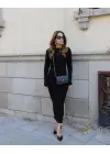 Kadın Uzun Kollu Yuvarlak Yaka Akrilik Elbise