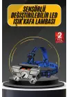Kafa Lambası 800 Lümen 4 Mod Yüksek Işık Flaşörlü Şarjlı Led Lamba
