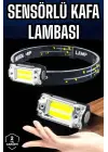 Kafa Lambası El Fenerli Kamp Lambası Usb Şarjlı Esnek Lamba