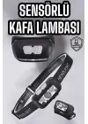 Kafa Lambası Kamp Lambası Sensörlü Şarjlı Ayarlanabilir