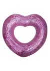 Omarı Etkileyici Kalp Desenli Simit - 65 cm Pembe