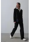 Kalpli Ceket Takım - Siyah