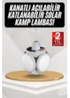Kamp Lambası Güneş Enerjili Solar 5 Kanatlı Katlanır Lamba Karavan