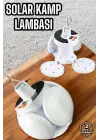 Kamp Lambası Işıldak Beyaz Işık Güneş Enerjili Solar Aydınlatma 5 Kanatlı Katlanabilir