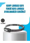 Kamp Lambası Kafa Feneri Kafa Lambası Ayarlanabilir Sensörlü Şarjlı