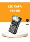 Kamp Ve Outdoor İçin Led Far 10 Saat Pil Sensörlü Manyetik