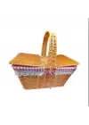 Kapaklı Hasır Piknik Sepeti