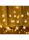 Kar Tanesi Şekilli 3.5 Metre USB LED Işık – 20 LED’li Dekoratif Kış ve Yılbaşı Aydınlatması