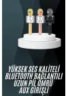Karaoke Mikrofon Bluetooth Bağlantılı Aux Girişli Uzun Pil Ömrü Yüksek Ses Kaliteli
