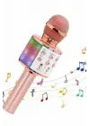 Karaoke Mikrofon Bluetooth Bağlantılı Aux Girişli Uzun Pil Ömrü Yüksek Ses Kaliteli