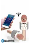 Karaoke Mikrofon Dahili Hoparlörlü Sd-usb-aux Girişli Bluetooth Hoparlör