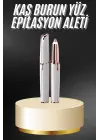 Kaş Bıyık Tüy Epilasyon Aleti Pilli Yüz Kaş Epilatör Kıl Tüy Alma Epilasyon