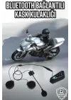Kask Kulaklığı Motosiklet Intercom Interkom Dinleme Konuşma Özellikli Su Geçirmez