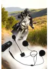 Kask Kulaklığı Motosiklet Intercom Interkom Dinleme Konuşma Özellikli Su Geçirmez