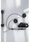 Kask Kulaklığı Motosiklet Intercom Interkom Dinleme Konuşma Özellikli Su Geçirmez