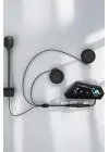 Kask Kulaklığı Motosiklet Intercom Interkom Dinleme Konuşma Özellikli Su Geçirmez