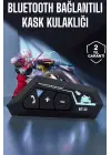 Kask Kulaklık Bluetooth Motosiklet Kulaklık Intercom Su Geçirmez