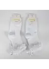 Omarı Yumuşak Pamuklu Beyaz Çocuk Soket Çorap