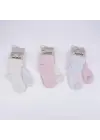 Omarı Yumuşak Kumaşlı Bebek Kız Soket Seti K44091