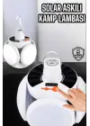 Katlanabilir Taşınabilir Kamp Lambası Işıldak Beyaz Işık Güneş Enerjili Solar Aydınlatma