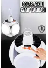 Katlanabilir Taşınabilir Kamp Lambası Işıldak Beyaz Işık Güneş Enerjili Solar Aydınlatma