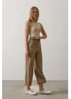 Kemer Pens Detaylı Pantolon - Haki