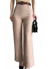 Modern Beli Kemerli Keten Pantolon
