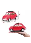 Omarı Klasik Kırmızı Fiat 500L Model Araba 1:24 Ölçekli