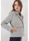 Kısa Kaşe Ceket 0725 - A.Gri