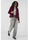 Kısa Kaşe Ceket 0725 - Bordo