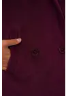 Kısa Kaşe Ceket 0725 - Bordo