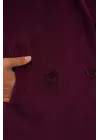 Kısa Kaşe Ceket 0725 - Bordo