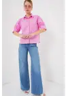 Kısa Kol Gömlek 20312 - Pembe