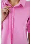 Kısa Kol Gömlek 20312 - Pembe