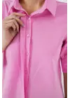 Kısa Kol Gömlek 20312 - Pembe
