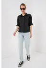 Kısa Kol Gömlek 20312 - Siyah