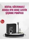 Kompakt Tasarımlı Led Işıklı Taşınabilir Hava Kompresörü