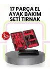 Kompakt Ve Şık Tasarımlı 17 Parça Bakım Seti