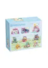 KP28019 Keeppley Orange Cat Game Room Blok Seti -Vagon life