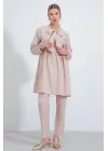 Krem Örme Pantolon Tunik Alt Üst Takım 6654