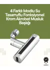 Krom Musluk Başlığı | 4ü 1 Arada Su Çıkışı | Kolay Montajlı