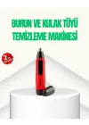 Kulak Burun Tüy Temizleme Makinası Pilli Kırmızı Ergonomik