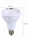 Kumandalı Rgb Led Işık Bluetooth Hoparlör Ses Lambası Renkli Ampul