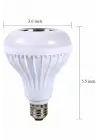 Kumandalı Rgb Led Işık Bluetooth Hoparlör Ses Lambası Renkli Ampul