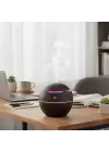 Küre Model Akasya Renk Hava Nemlendirici – Ultrasonik Soğuk Buhar Makinesi, LED Işıklı Masaüstü Oda Nemlendirici