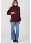 Kuşaklı Kaşe Kaban 9162 - Bordo