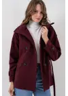 Kuşaklı Kaşe Kaban 9162 - Bordo