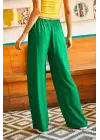 Chic Yeşil Palazzo Pantolon