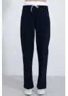 Lacivert Bol Paça Çımalı Pantolon 6662