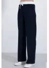 Lacivert Bol Paça Çımalı Pantolon 6662